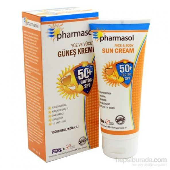 Pharmasol Güneş Kremi Spf50+ 100Ml