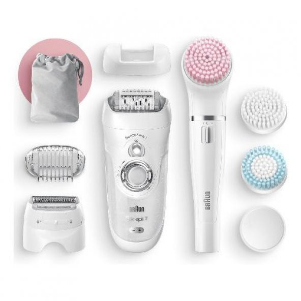 BRAUN SILK-EPIL 7875 YÜZ FIRÇALI EPİLASYON SETİ - 2