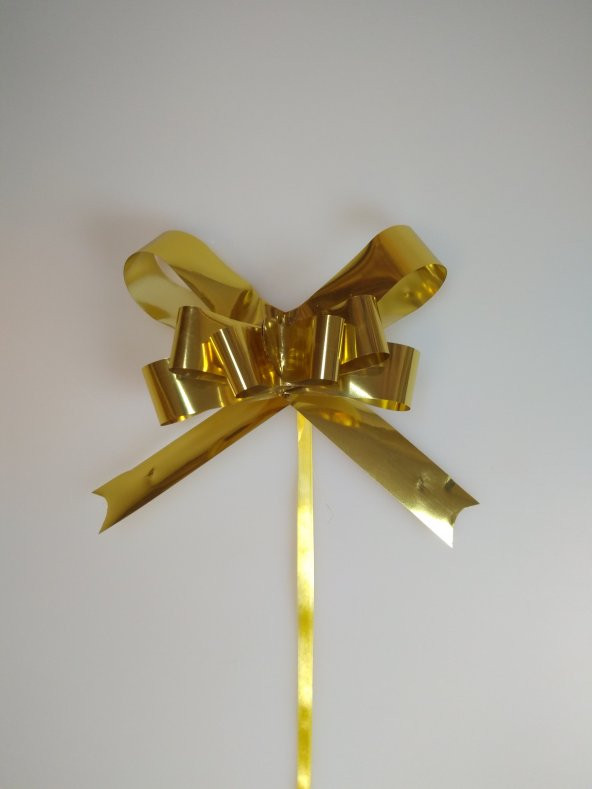 ÇEKMELİ FİYONK 19MM METALİK GOLD (1 ADET)