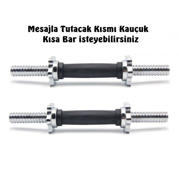 110 KG Demir Dokum Halter Dambıl Set ,OB, 2 Kısa + S 120 CM + 145 CM Barlı - 17