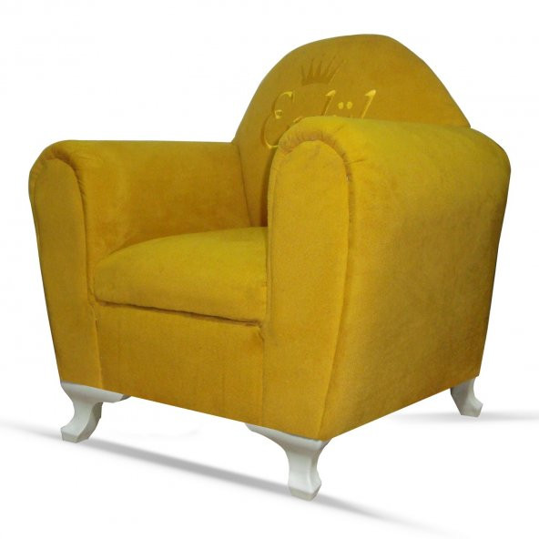 İsme Özel Çocuk Koltuğu Hardal Sarısı