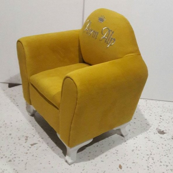 İsme Özel Çocuk Koltuğu Hardal Sarısı - 2