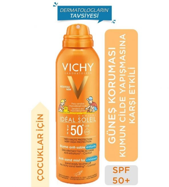 Vichy Ideal Soleil Anti Sand Mist Children Spf 50 + 200 ml