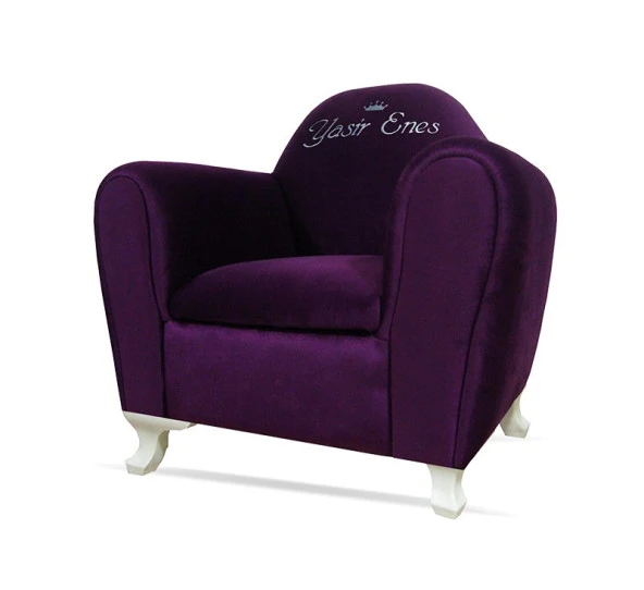 İsme Özel Çocuk Koltuğu Patlıcan Moru - 2