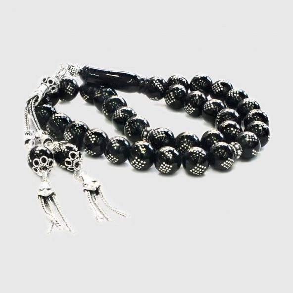 Erzurum Oltusu 925 Ayar Gümüş Püsküllü Tesbih