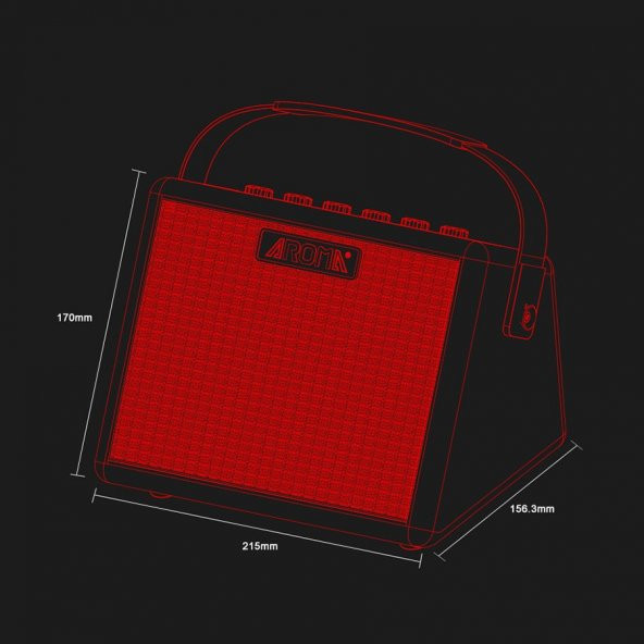 Aroma AG15A Akustik Gitar Amfisi - 3