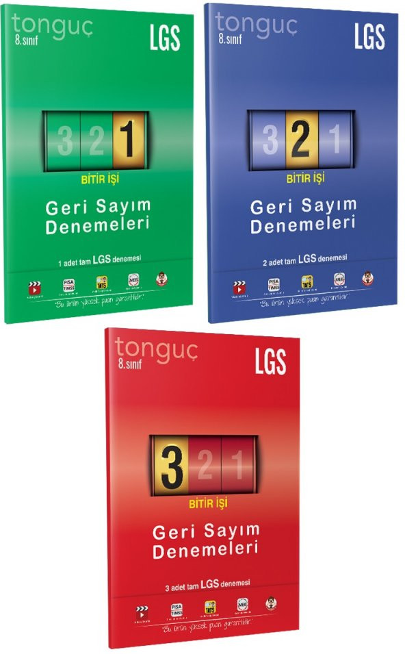 Tonguç Akademi 8. Sınıf LGS Geri Sayım Denemeleri Serisi