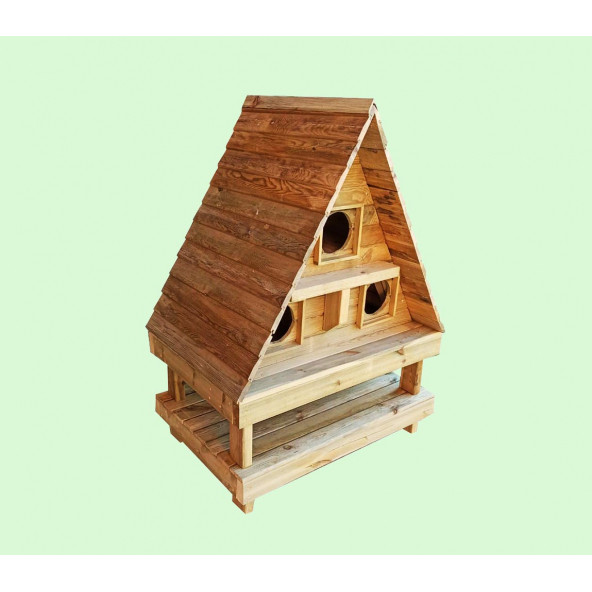 Ahşap Kedi Evi - 3