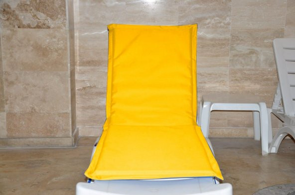 PUFUMO ŞEZLONG MİNDERİ SARI - 2