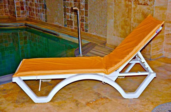 PUFUMO ŞEZLONG MİNDERİ TURUNCU