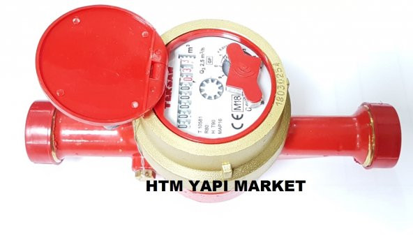 TEKSAN UZUN SICAK SU SAATİ - SU SAYACI 3/4