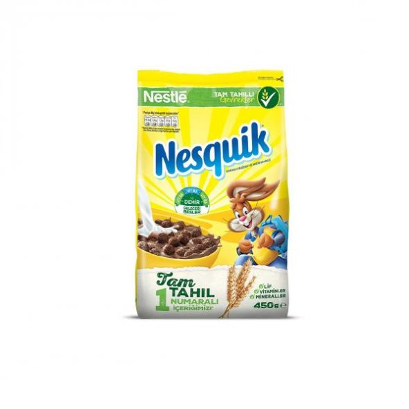 Nesquik Kakaolu Buğday ve Mısır Gevreği 450 Gr
