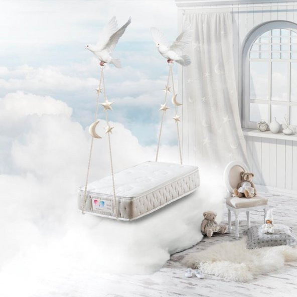 Hibboux Cloud Baby Pocket Yaylı Yatak (80x180)