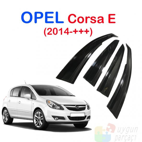 Opel Corsa D (2006-2014) Cam Rüzgarlığı Mgen Tip (Tam-Set)+Hediye