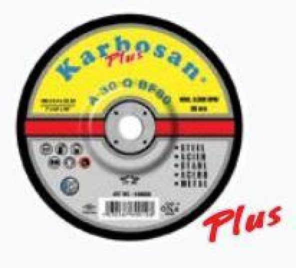 Bombeli NK Taşlama Taşı 230X8X22 mm