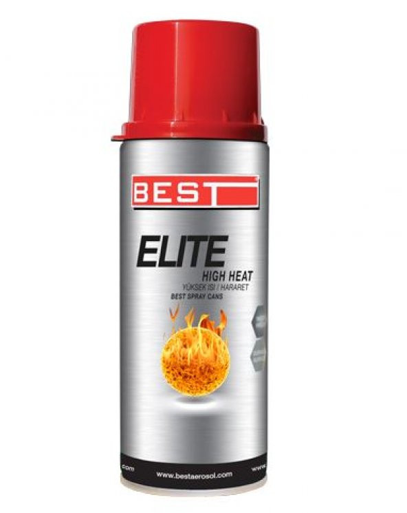Best 600C Isıya Dayanıklı Siyah Sprey Boya 400 ML