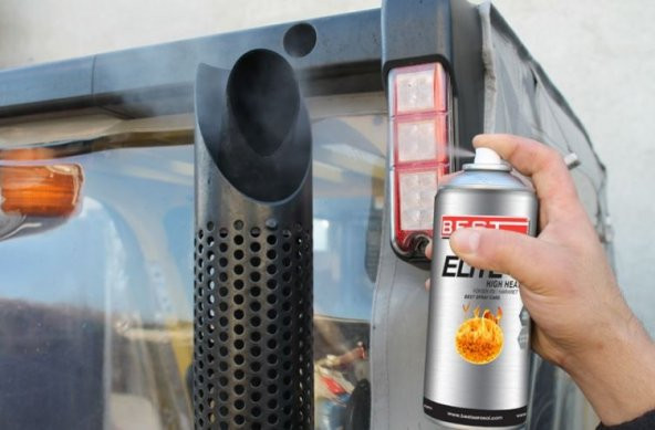 Best 600C Isıya Dayanıklı Siyah Sprey Boya 400 ML - 2