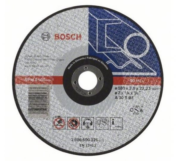 Bosch Kesme Diski Düz Metal 180X3mm