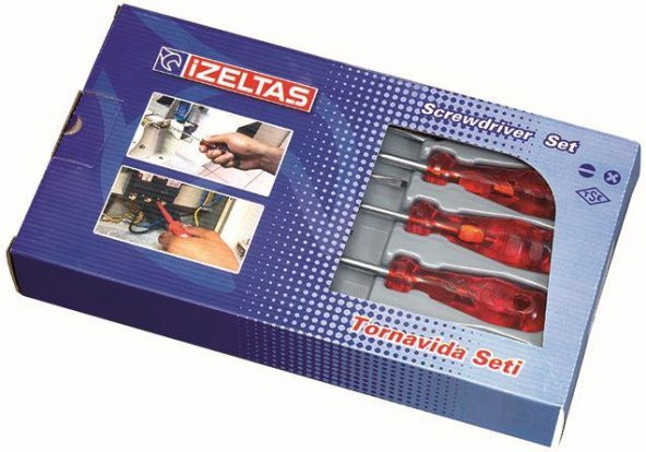 İzeltaş Kraft Seri Tornavida Seti 7 Parça