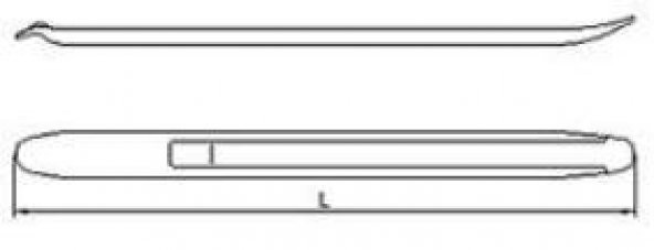 İzeltaş Levye Oluklu 600mm - 3