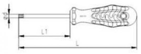 İzeltaş Torx Uçlu Tornavida T27 - 2
