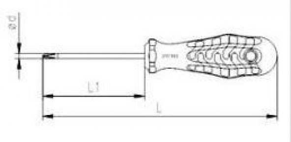 İzeltaş Yıldız Uçlu Tornavida Kraft Seri 6X300 - 2