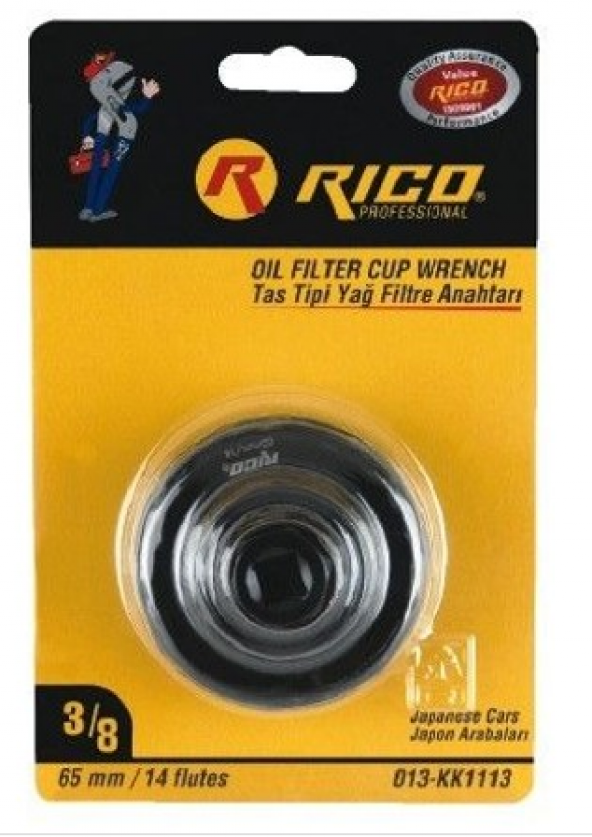 Rico Tas Tipi Yağ Filtre Anahtarı 65-14mm