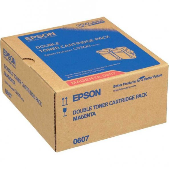 Epson C9300 Orjinal Kırmızı Toner (2li Paket) S050607