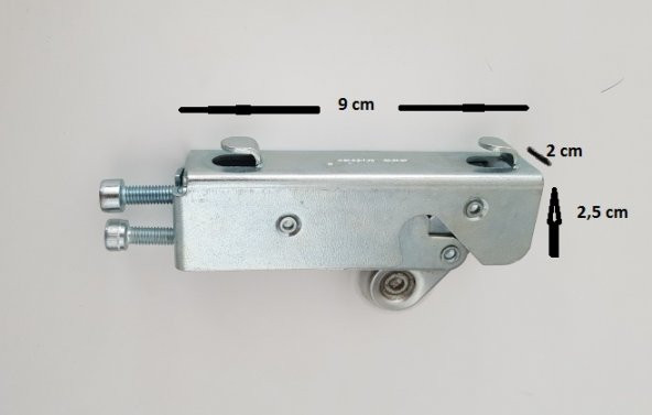 SÜRGÜLÜ RAY DOLAP ALEMİNYUM KAPAK TEKER 1TAKIM [ERKEK] - Resim 3