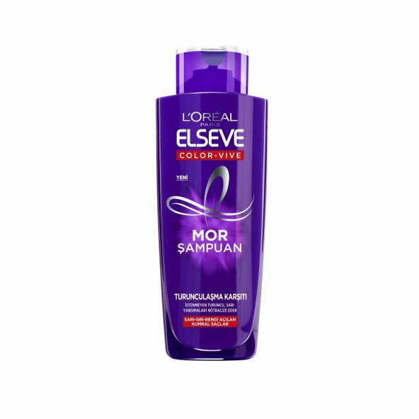 Loreal Elseve Color-Vive Silver Mor Şampuan 200ml