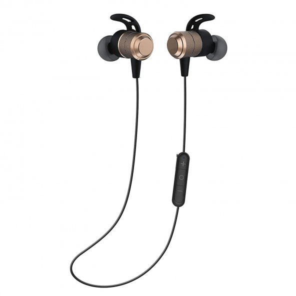 Vidvie BT805N Kulak İçi Nano Kaplama Suya Dayanıklı Bluetooth Kulaklık - Kahverengi