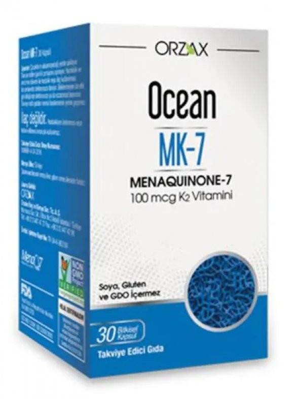 OCEAN MK-7 MENAQUINONE-7 100 MCG K2 VİTAMİNİ