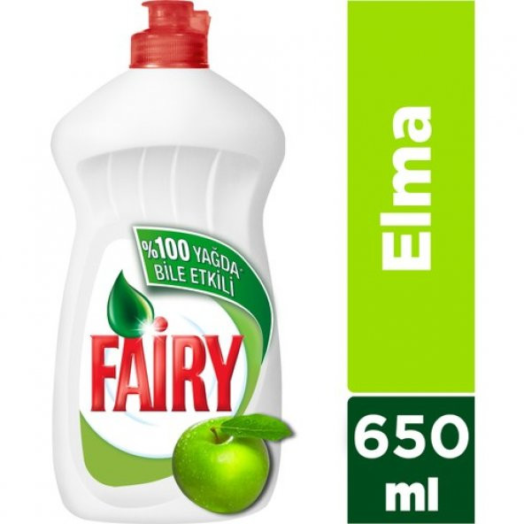 Fairy 650 ml Sıvı Bulaşık Deterjanı Elma