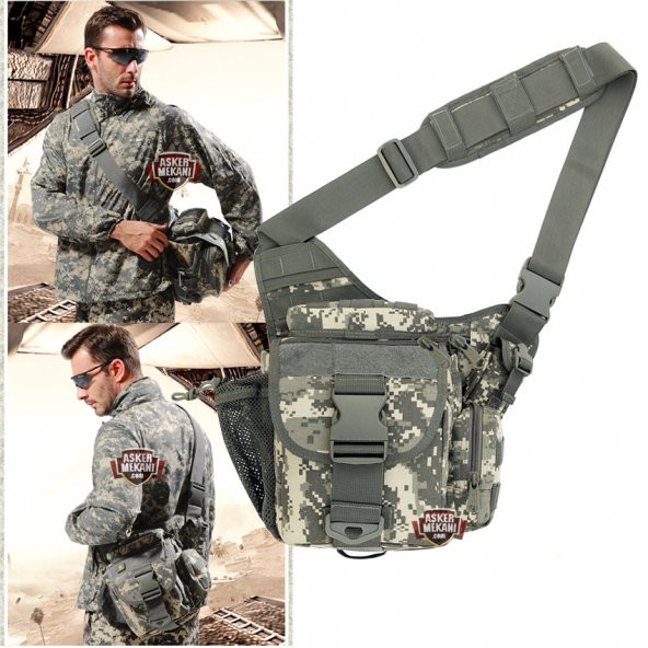 Military Tactical Messenger Bag ACU