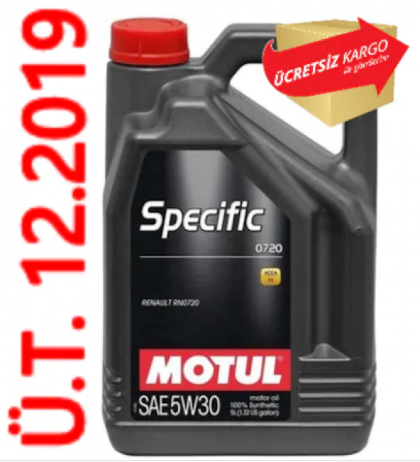 Motul Specific 0720 5W-30 5 Litre Motor Yağı