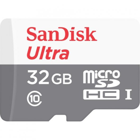 SanDisk Ultra® 32GB 80MB/s microSDHC™UHS-I Hafıza Kartı SDSQUNS-032G-GN3MN