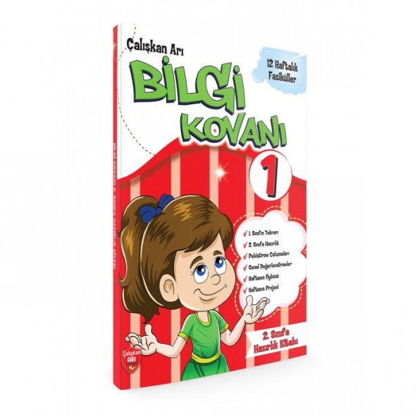 Çalışkan Arı Bilgi Kovanı 1.Sınıf 2.Sınıfa Hazırlık Kitabı - Yeni