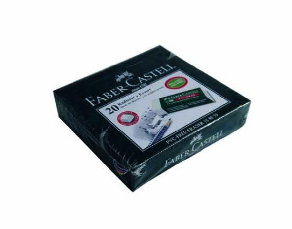 Faber Castell Pvc Silgi Beyaz 20 li 188539 - 2
