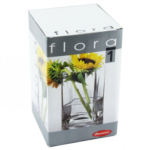Paşabahçe Flora Kare Köşeli Vazo - 4