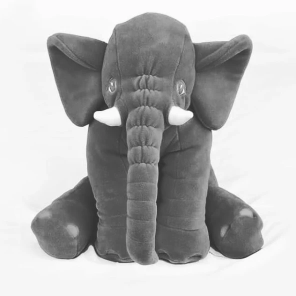 Büyük Uyku Arkadaşı Peluş Fil Pelüş Uyku Fili 60 Cm - 5