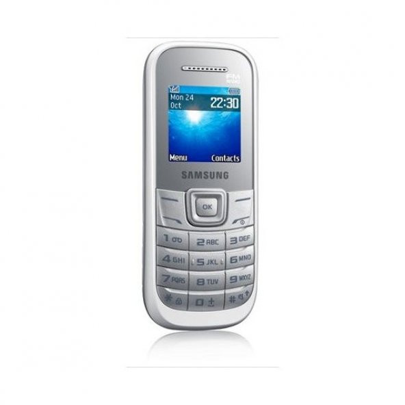 SAMSUNG GT-E1205Y TUŞLU CEP TELEFONU - BEYAZ RENK - 3