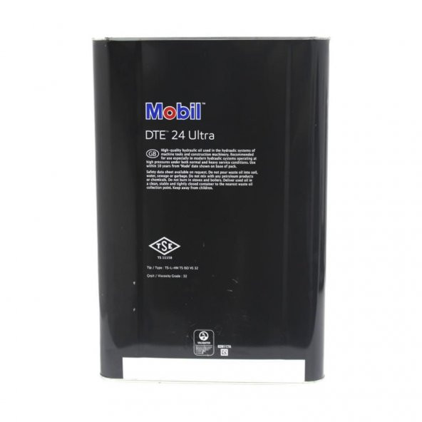 Mobil DTE 24 Ultra ISO VG 32 16 Lt Üstün Performanslı Hidrolik Yağ - 3