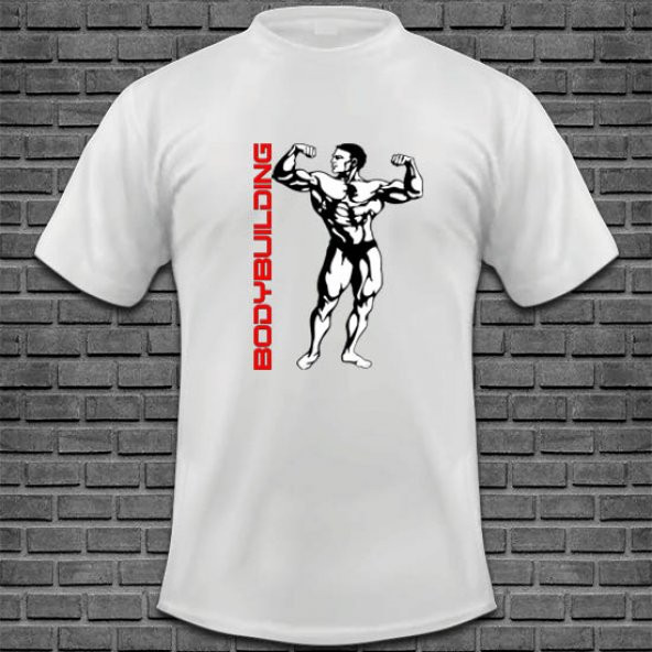 Bodybuilding Baskılı Tişört Tasarımı BODY-010