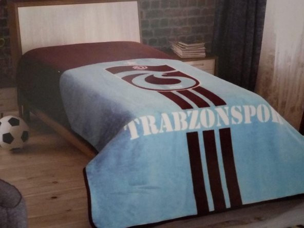 Trabzonspor Tek Kişilik Lisanslı Battaniye