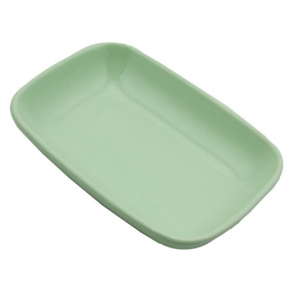 Gürensoy Seramik Tabak 17 CM Kare Yeşil - 4