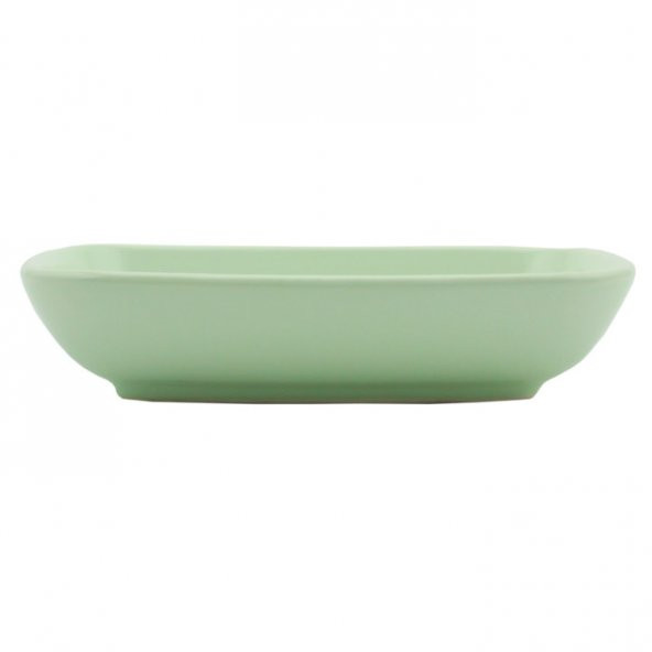 Gürensoy Seramik Tabak 17 CM Kare Yeşil - 1
