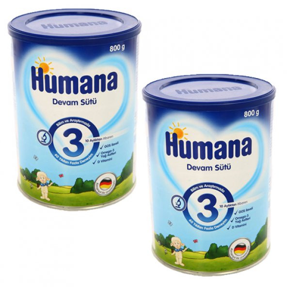 Humana 3 Devam Maması 800 gr 2 Adet - 2