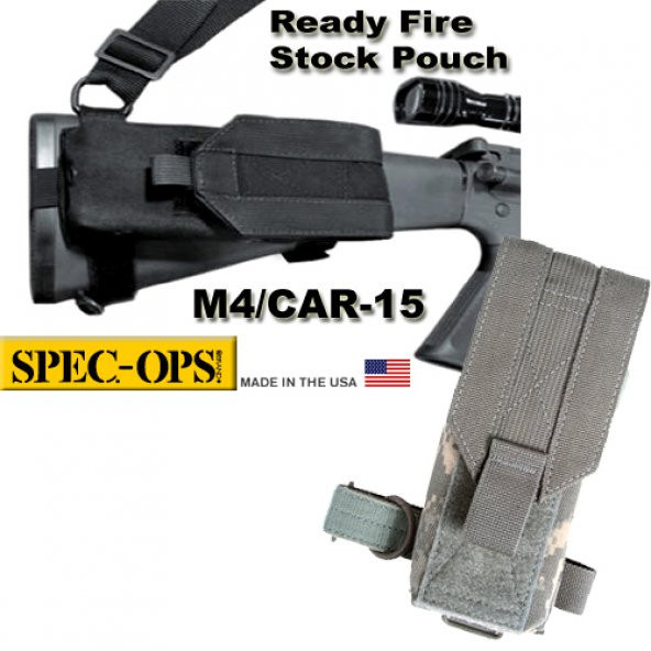 Spec Ops Ready Fire M4 CAR15 Ammo Pouch ACU