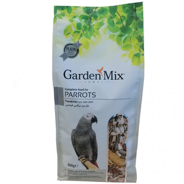 Gardenmix Platin Papağan Yemi 800 gr