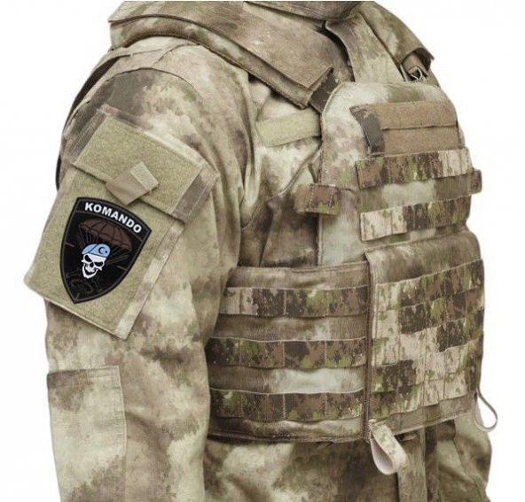 Cordura Kumaş Baskı Komando Peç - 4